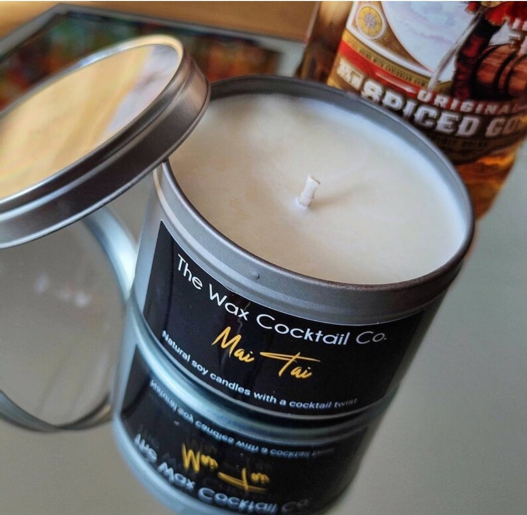 cocktail scented candles, alcohol, drinks candle